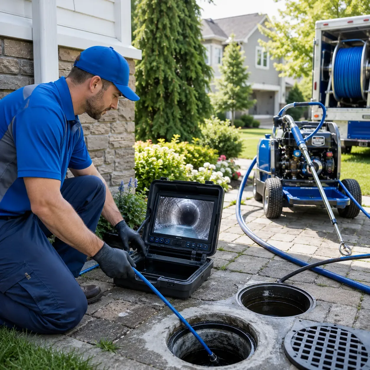 Outdoor drain cleaning professionals serving Franklin, NJ